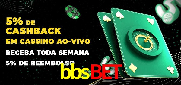 Promoções do cassino ao Vivo bbsbet